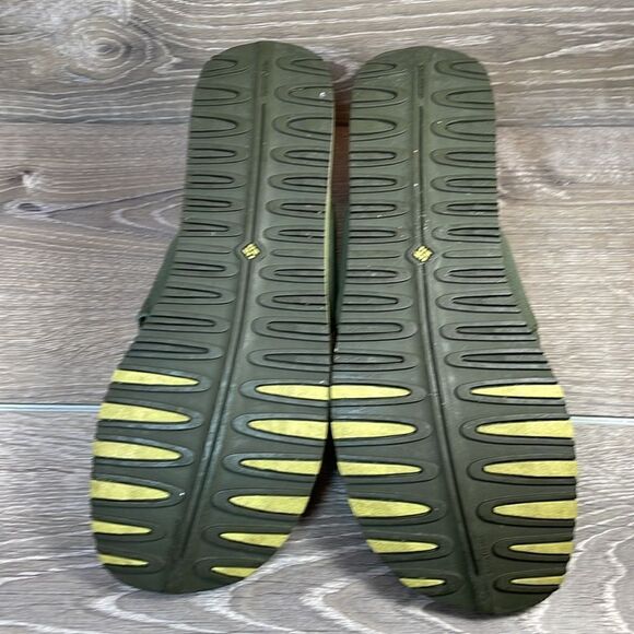 Columbia Solna II Women’s Size 9 Soft Green Leather Thong Flip Flop Sandals - Picture 7 of 11